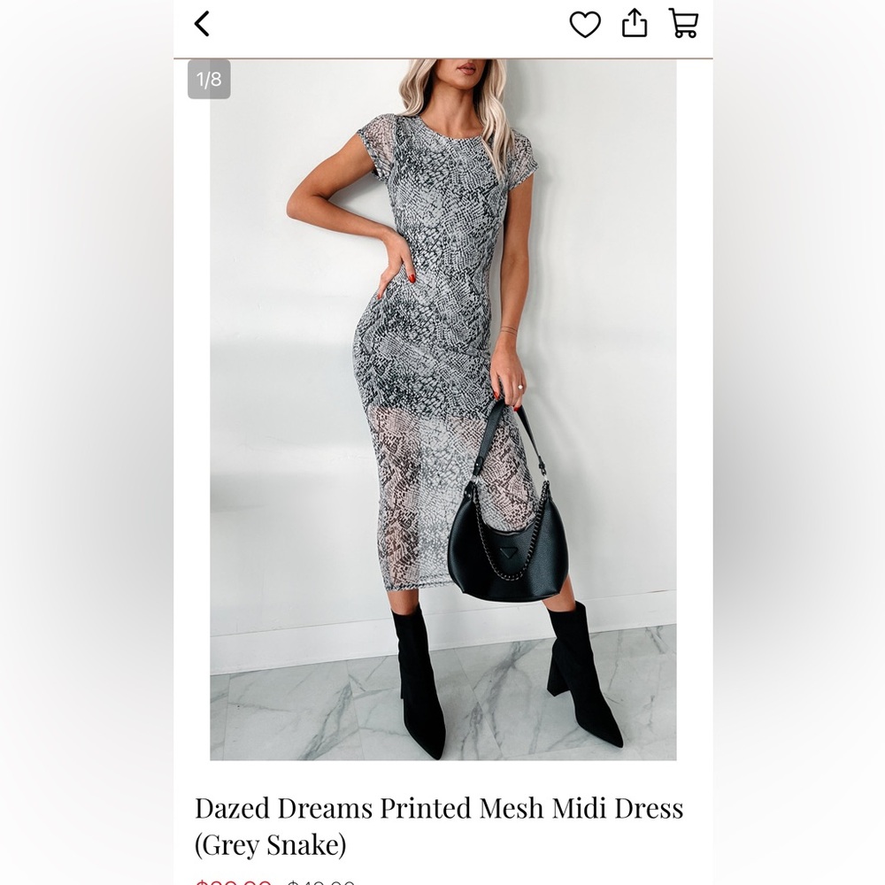NANAMAC bodycon mesh dress💗